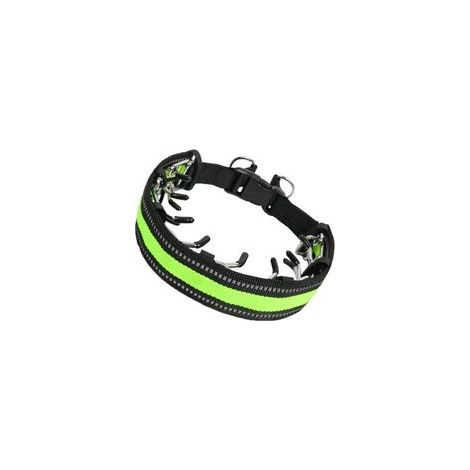 Collier à Pointes Réglable avec Boucle à Dégagement Rapide - JINFGERNE - Collier de Dressage Sûr et Efficace pour Chiens de Petite et Grande Taille, Confort Optimal et Durabilité