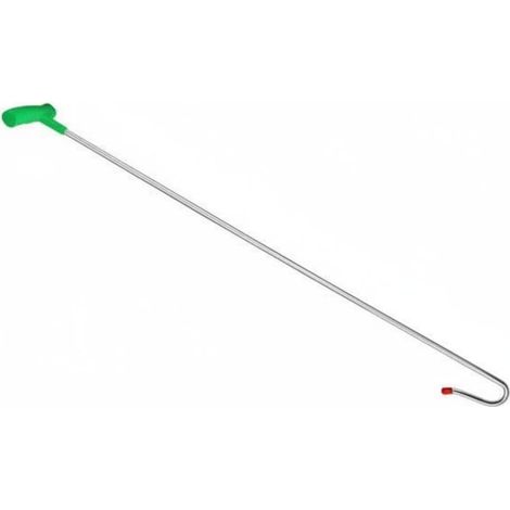 Sheep Catching Hook, Livestock Management Tool, Non-Slip Handle, Rubber Tip, High-Strength Steel, Functional for Outdoor Rural Livestock Farming, 90 (1/5)