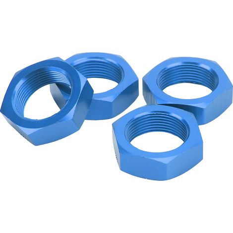 24 mm hochfeste Sechskant-Radmuttern aus Aluminiumlegierung für ARRMA 1/5 Outcast Kraton 8s, dunkelblau (1/5)
