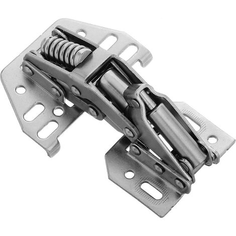 Charnières de placard IMIKEYA en acier argenté avec design gain de place et (1/5)
