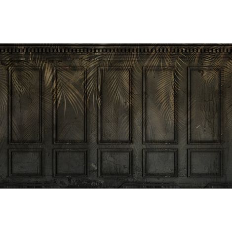 Papier peint panoramique - Moulures Palmiers - 130 cm x 81 cm (1/2)