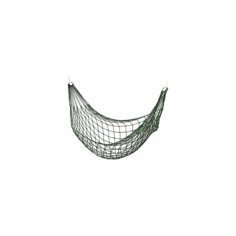 Hamac en filet, hamac de jardin simple, camping, léger, adapté à l'intérieur et à l'extérieur, vert (1/5)