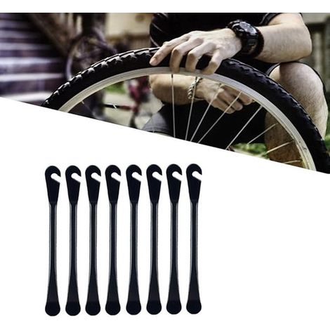 8 piezas, palancas para neumáticos, palancas metálicas para neumáticos, Cambia rápidamente un neumático pinchado, bicicleta urbana (1/5)