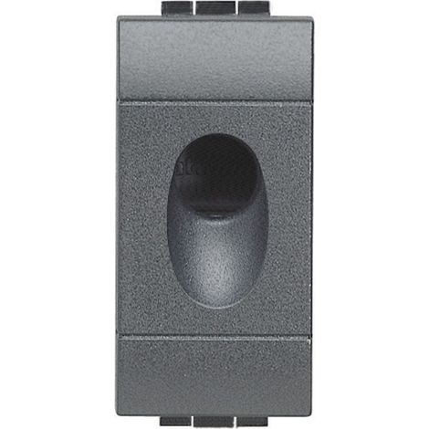 Sortie de câble Livinglight Anthracite 1 module BTICINO L4953