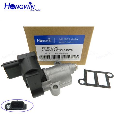 Vanne de régulation d'air de ralenti 5150-03000 3515003000 compatible avec les moteurs de ralenti Hyundai et Kia (1/5)