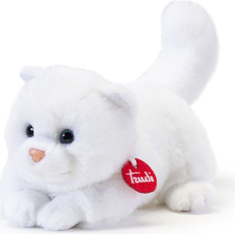 Peluche Trudi Gatto Brad Bianco S