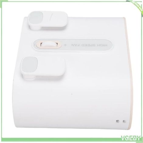 Ventilateur de taille - FAFEICY - Beige - 100 vitesses réglables - Éclairage intégré - Portable (1/5)