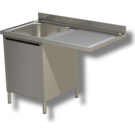 Plonge Evier sur Meuble Porte Battante Emplacement Lave Vaisselle à Droite - Gamme 700 - Ristopro