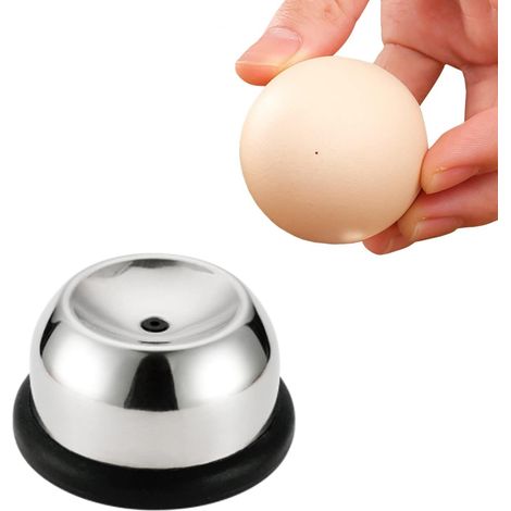 Perforateur et ouvre-coquilles d'œufs, en acier inoxydable, mécanisme semi-automatique, ustensile de cuisine manuel.-AquaForge (1/5)