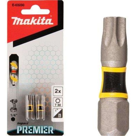INSERTO TORX X AVVITATORE IMPULSI MAKITA - TXMM 15X25 CF=PZ 2 - 3 confezione