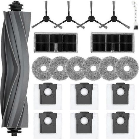 Für L10s Pro Ultra Heat / X30 Ultra Saugroboter: Hauptseitenbürste, HEPA-Filter, Wischtuch, Staubbeutel (1/5)