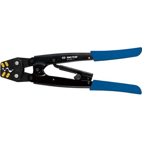 Pince à Sertir Acier Alliage pour Borne Non Isolée Longueur 300 mm Lot de 6
