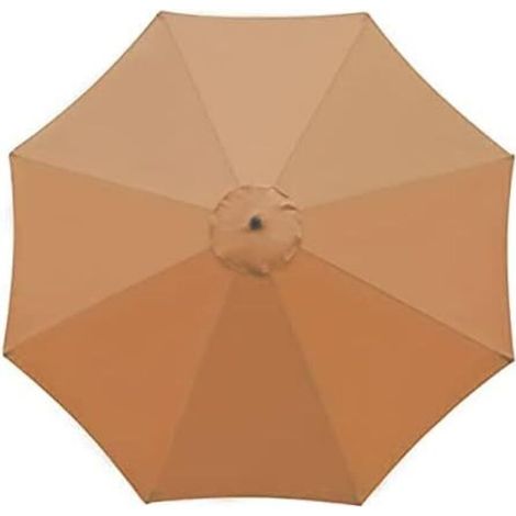 Telo di ricambio per ombrellone, 8 stecche, 3 m, impermeabile, resistente ai raggi UV, tessuto di ricambio - Kaki