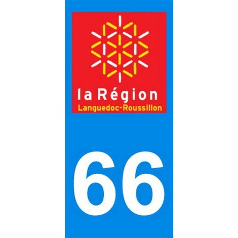ADHESIFS REGION DEPARTEMENT 66 OCCITANIE X2