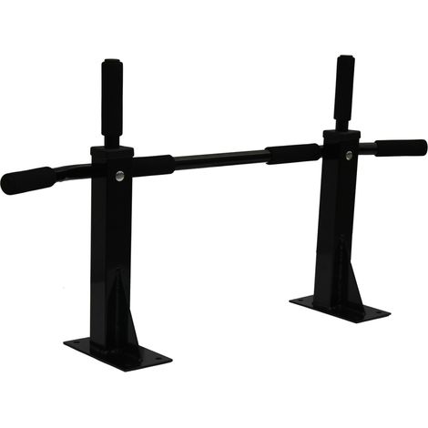 Barre de traction murale 94 cm – Fixation sur tout type de mur, mousse antidérapante, capacité renforcée – Idéal pour musculation du haut du corps à domicile (1/5)