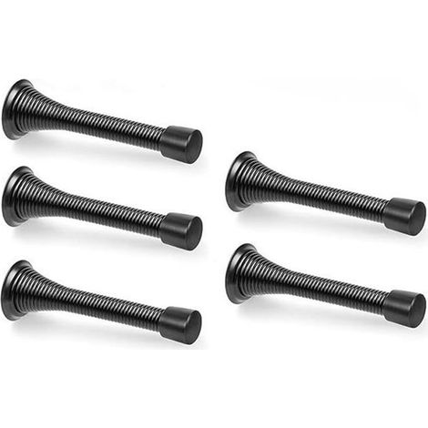 piezas de zócalos，85 mm，tope de puerta con resorte，tope de puerta de pared，tope de puerta con base y tornillo para protección de pared y puerta (1/5)