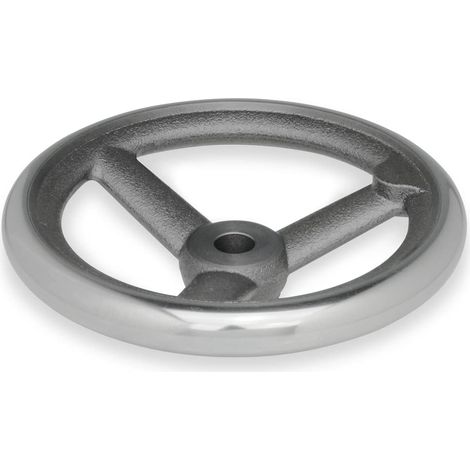 Ganter Normelemente Volantino in ghisa, DIN 950-GG-160-B14-A, diametro d1: 160 mm, foro d2: 14 mm (1/2)