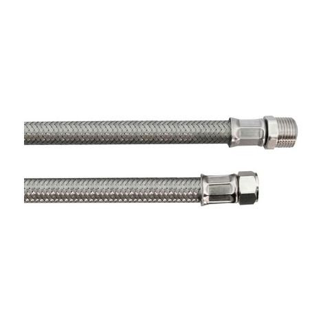 FLESSIBILE INOX MODELLO GIGANTE CM. 50 MF 3/8 X 1/2