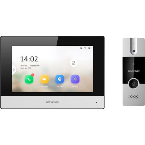 4-Draht IP Wifi Video Türstation Hikvision Kis302 Ds-kis302-p