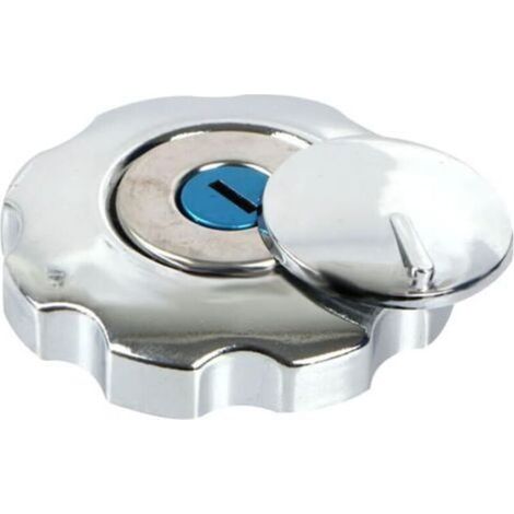 Sollbry – Bouchon de réservoir d'essence avec serrure – Aluminium haute qualité – 2 clés de remplacement – Compatible CG125