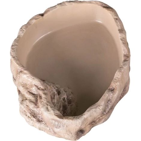 Ciotola per terrario per acqua e cibo per serpenti, agama, gechi, corazza, 28x22x6 cm (1/5)