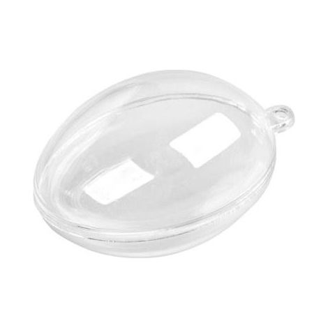 Huevo acrílico de 13 cm, 5 unidades, 1 paquete. (1/5)