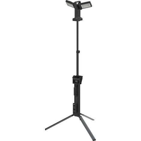 Projecteur LED Tripode Tête Double 72 W 11500 lm Li-Ion 4000 mAh 14,8V IPX4 (1/5)