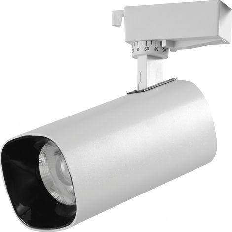 Faretto a binario 30w 4000k alfil white 2700lm 36º regolabile 330º regx19x7,5 cm