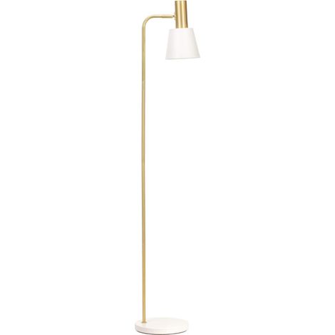 48145 Grand Elegance lampadaire avec doré lampe à pied en blanc max25W E27 Blanc/Doré 230 V Métal (1/5)