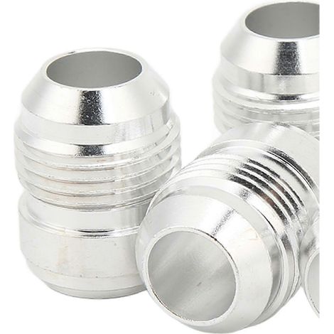 adaptadores de extremo de manguera macho para soldar, de aleación de aluminio, rosca de 3/4 pulg. y 10AN, edición 0618