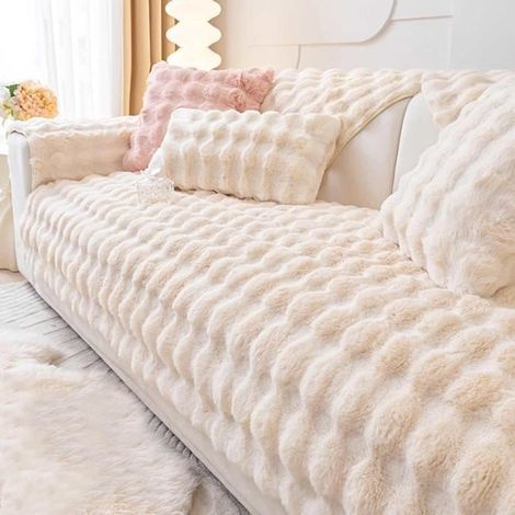 Housse Canapé d'angle Couvre Canape avec Accoudoirs Couvre Canape avec Accoudoirs Matelassée Protection Canapé Anti-Taches,70x90cm (1/4)