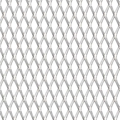 Maison Exclusive - Gittermatte Streckmetall Edelstahl 50×50 cm 30 (1/3)