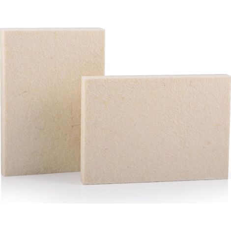 2 Pièces Raclette Laine pour Voiture Vinyle Wrapping, Durable Raclette de Film de Fenêtre, Autocollant Décalque Raclette, Éponges Laine (1/5)