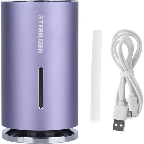 Ultraschall-Luftbefeuchter mit Infrarotsensor und USB-Ladefunktion, berührungsloser Alkoholvernebler, Lila (1/5)