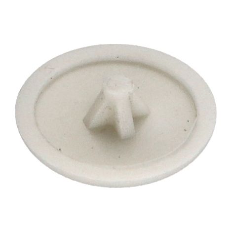 Cache tête de vis Phillips n° 2 Polyéthylène RAL9002 blan gris - 50 pièces
