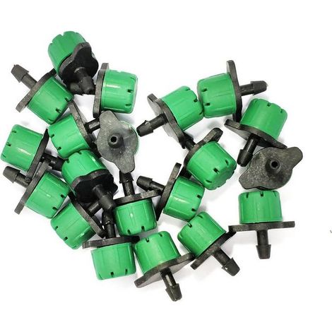 Lot de 20 goutteurs couleur vert (1/2)