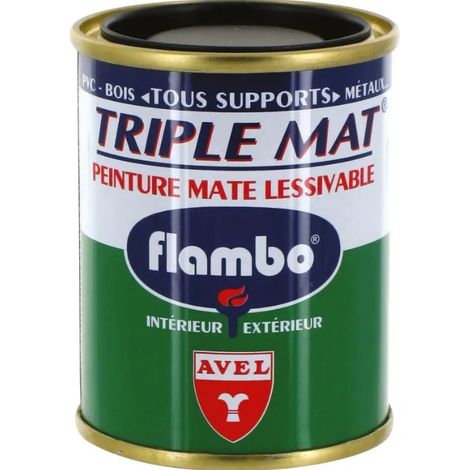 Dreifach matte Farbe Flambo Glycerin 100ml schwarz.