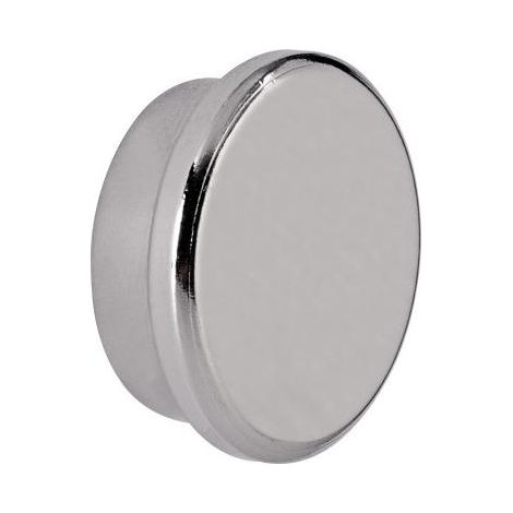 Kraftmagnet 22mm 8kg Neodym hellsilber 22mm 8kg Neodym hellsilber (1/3)