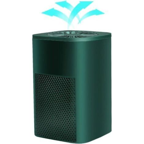 Purificatore d'aria ionico per camera da letto, purificatore d'aria con filtro HEPA, elimina efficacemente polvere, fumo di sigaretta, odori di animali domestici, polline, ultra silenzioso (1/5)
