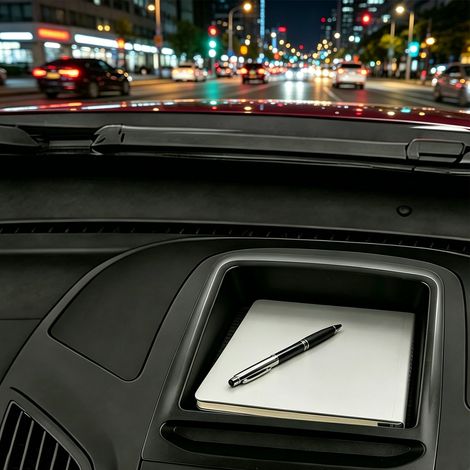 Armaturenbrett Aufbewahrungsbox für Fiat Ducato, Boxer, Relais (ab 2014), ABS-Kunststoff, Rutschfeste Fächer (1/5)