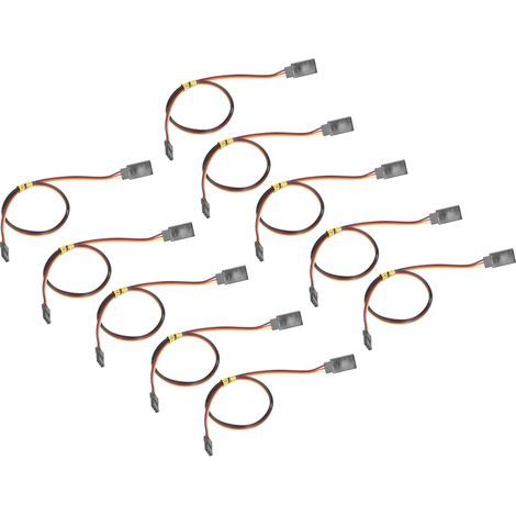 10 Stück Servo-Verlängerungskabel 458 mm 3-polig, robust, langlebig, vielseitig einsetzbar (1/5)