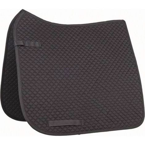cob/full, Noir: Petite selle anglaise matelassée pour le dressage (1/5)