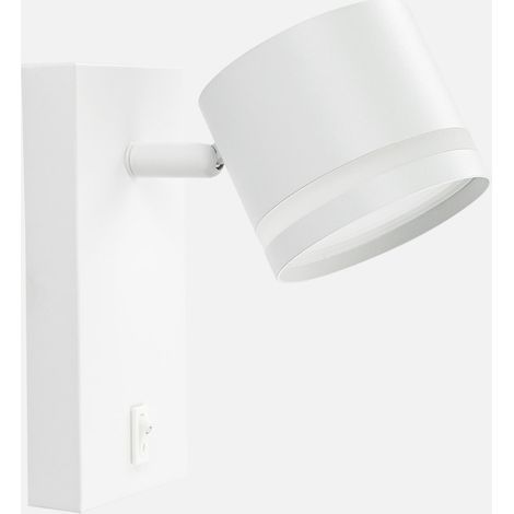Applique Ortiga 1xGX53 bianco 9W 800lm orientabile con lampadina 16x8,3x15,5 cm