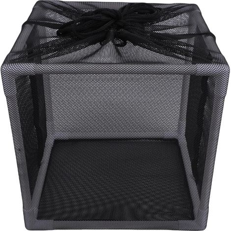 Sac Filtrant Pompe Étang Anti-Colmatage en Nylon, Panier Protecteur Ajustable pour Bassins, Cascades et Fontaines Extérieures (1/4)