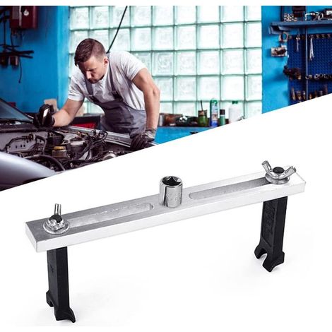 Kit pour enlever le couvercle du réservoir de carburant par - Modèle universel avec pompe et clé à molette - Outil de réparation pour voiture (1/5)