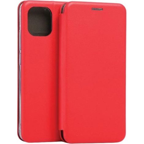 Etui Magnétique - Xiaomi Redmi A2 - Cuir Synthétique - Rouge - Protection Ecran - 1 Piece (1/5)