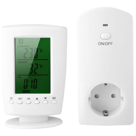 Thermostat sans fil programmable et prise intelligente pour la maison--Trimec (1/5)