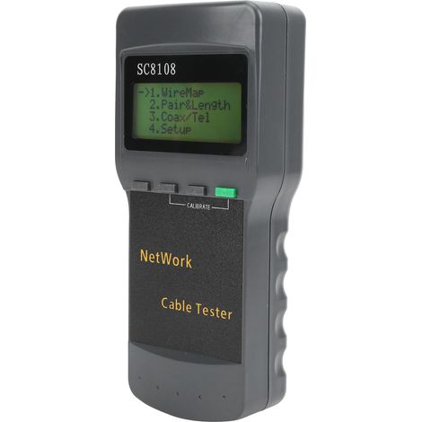 SC‑8108 Testeur de câbles Internet RJ45 Testeur de continuité Internet pour projets de télécommunications (1/5)