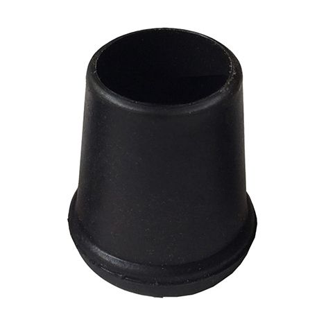 Beutel mit 25 schwarzen Gummispitzen 20 mm (1/2)