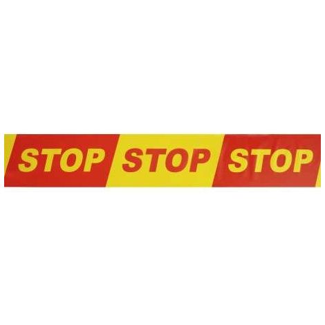 Bande de marquage Specialist TFP3135W-606 100 mm 100 m rouge/jaune